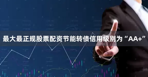 最大最正规股票配资节能转债信用级别为“AA+”